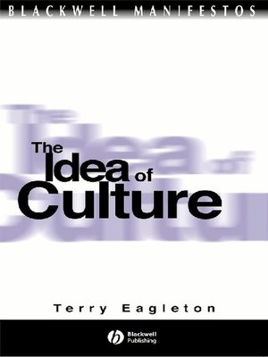 cover image of The Idea of Culture